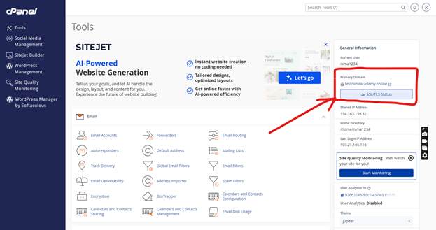  Install SSL Certificate In cPanel 2