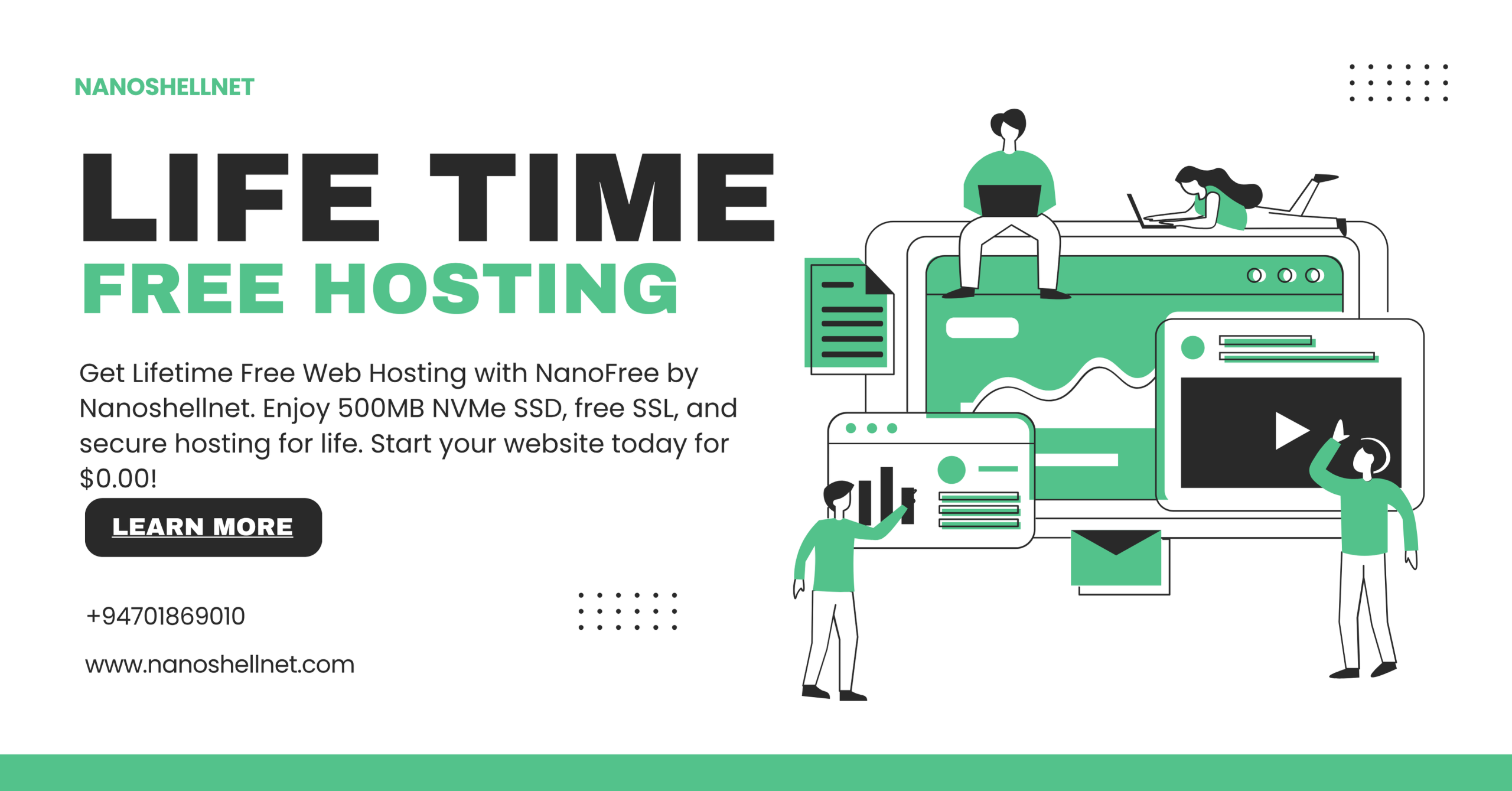 Lifetime Free Web Hosting