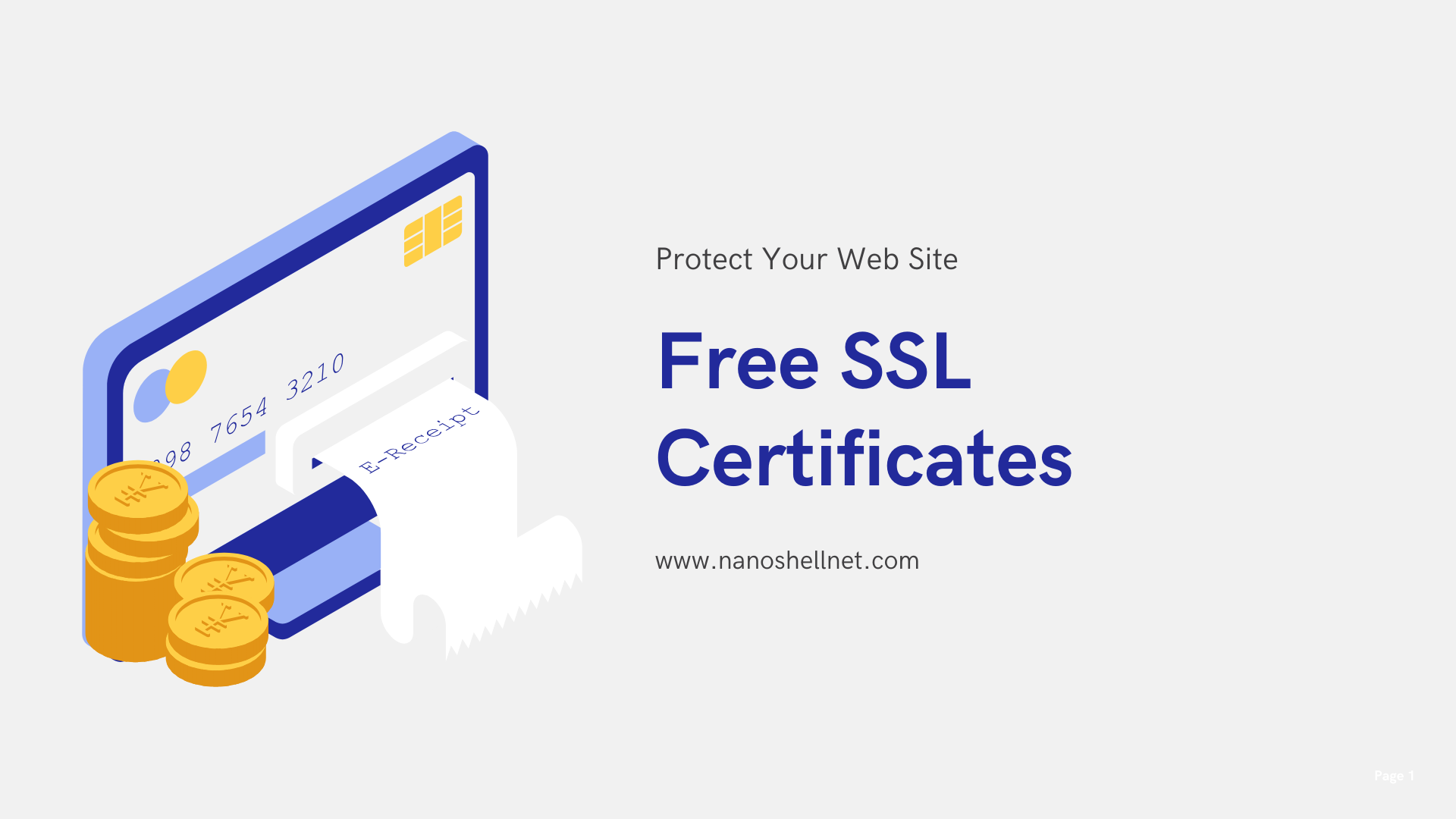Free SSL with Nanoshellnet